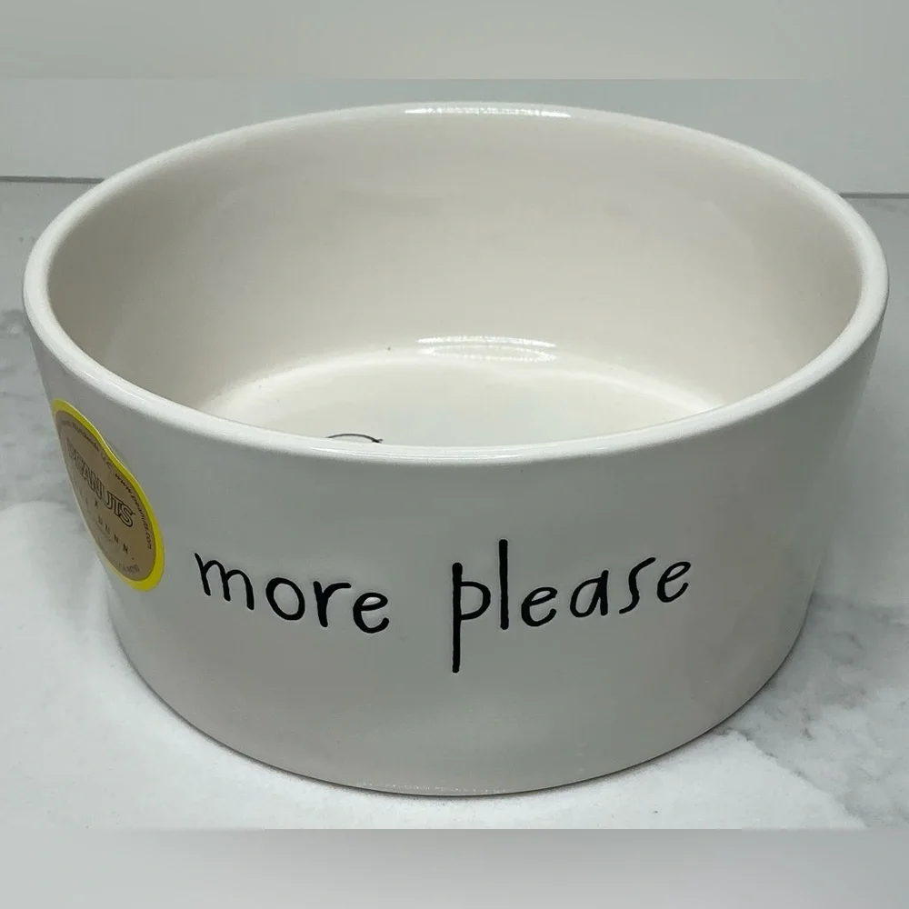 Rae Dunn Pet Dog Bowl PEANUTS 
